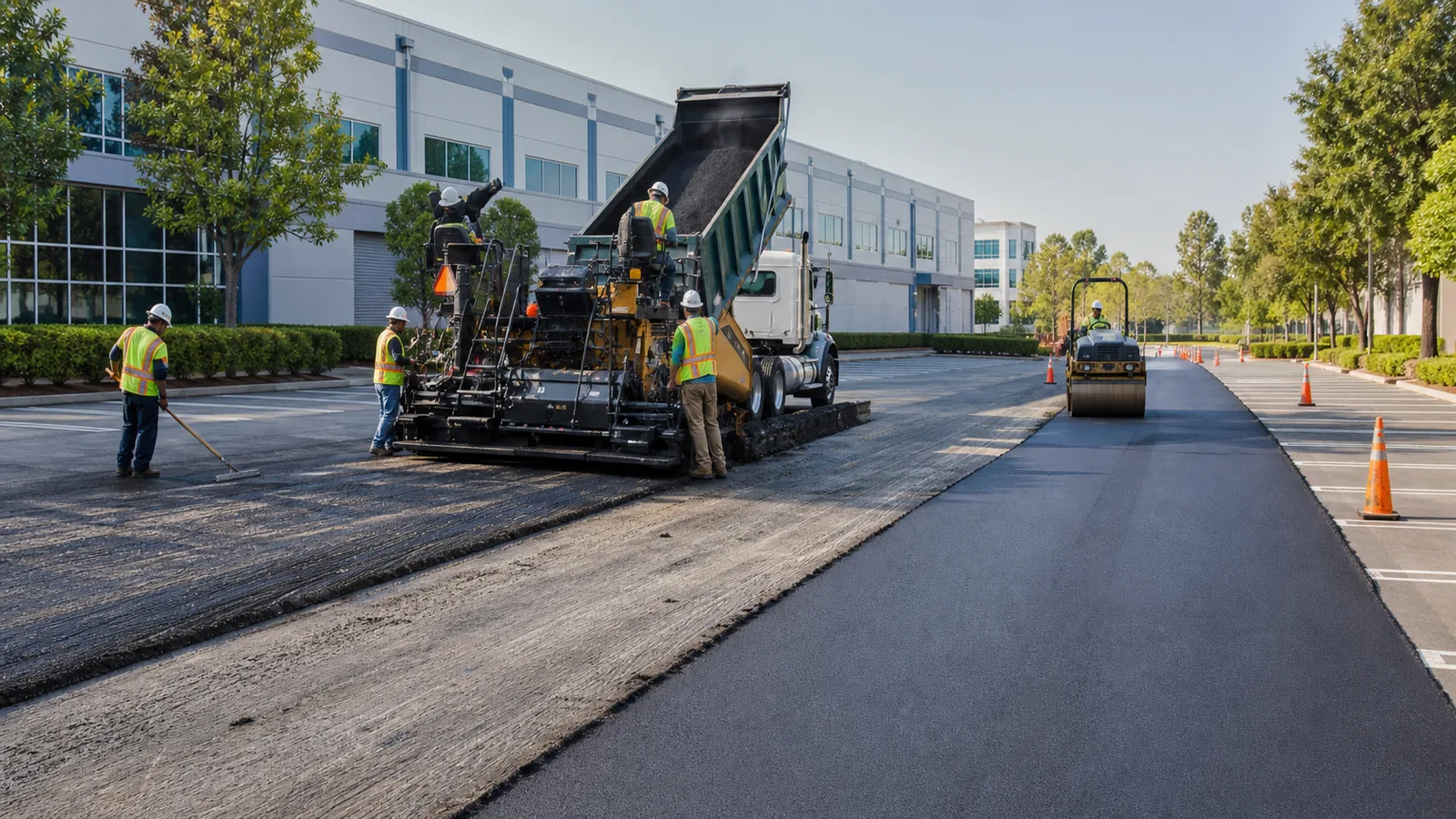 Representative asphalt repair & resurfacing imagery
