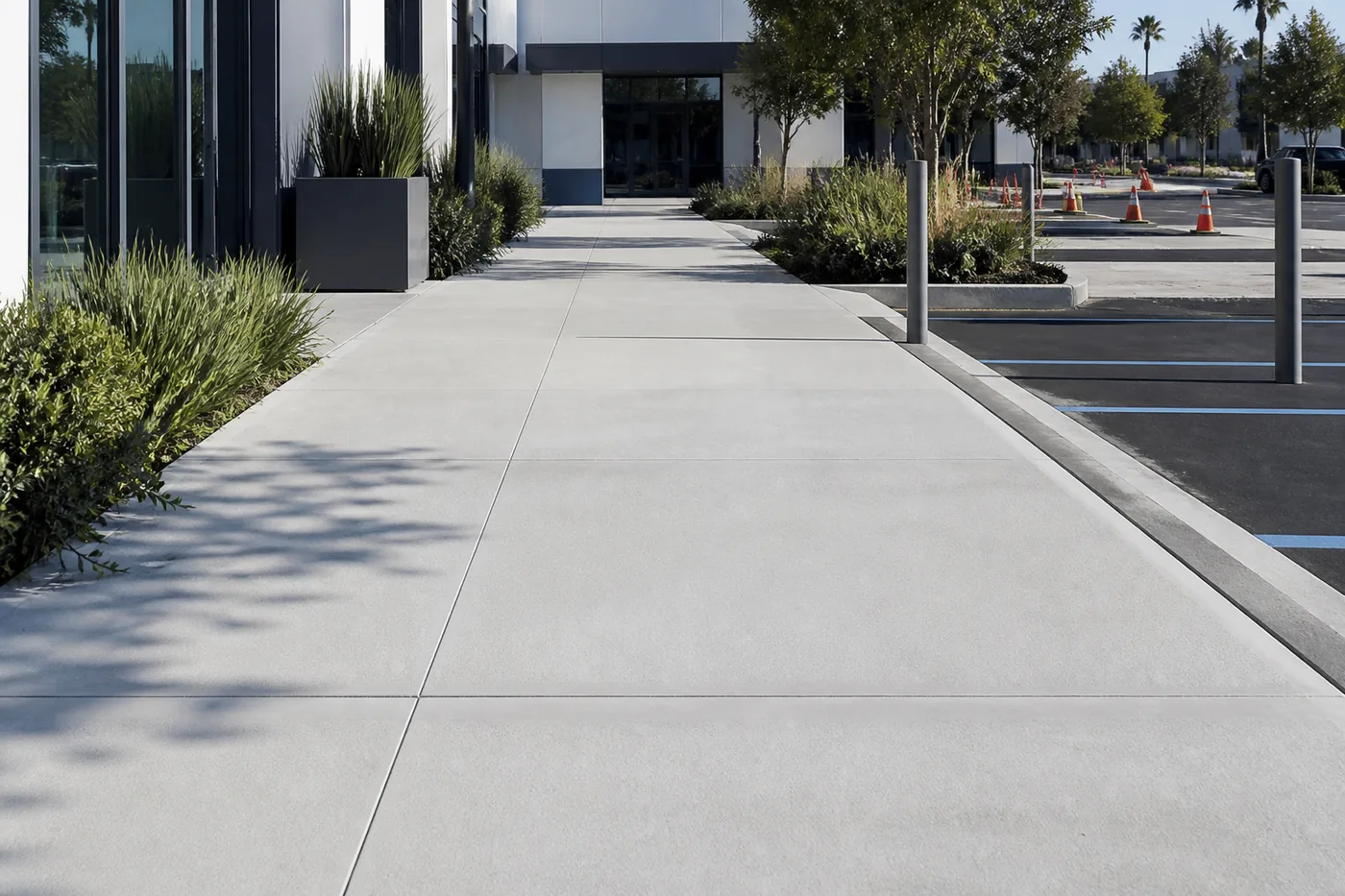 Commercial concrete repair work